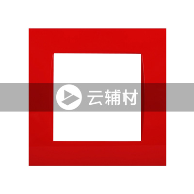 AU61144-CR 44x44边框,红色覆膜
