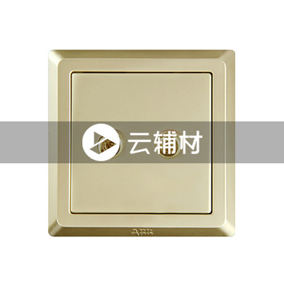 AE341-PG 2端子音响插座（香槟金）