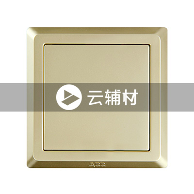 AE504-PG 单连空白面板（香槟金）