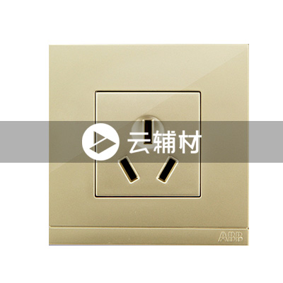 AG20644-PGPG 一位三极插座16A,珍珠金