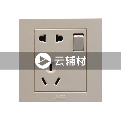 AH225-PG 二位二三极带开关插座10A