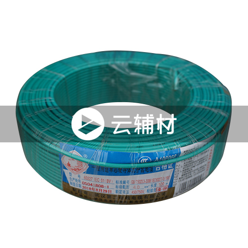 武汉二厂WDZC-BYJ6.0^电线 绿 100米