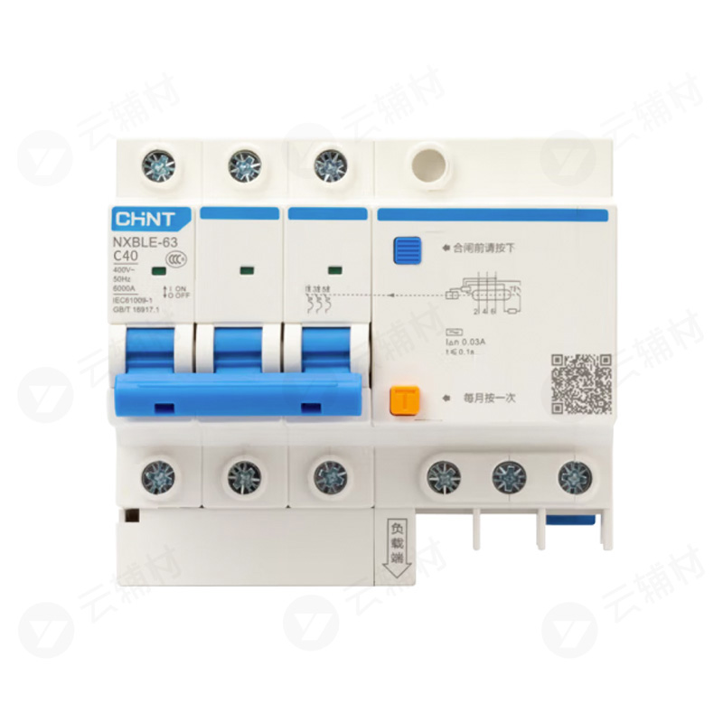 正泰空开3P40A漏保
