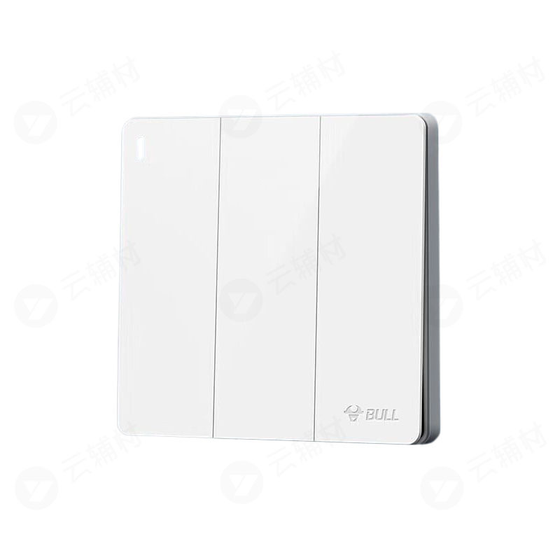 公牛 G12白 三开双16A/K312