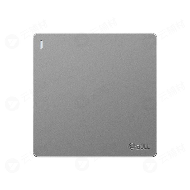 公牛 G12灰 一开双16A/K112