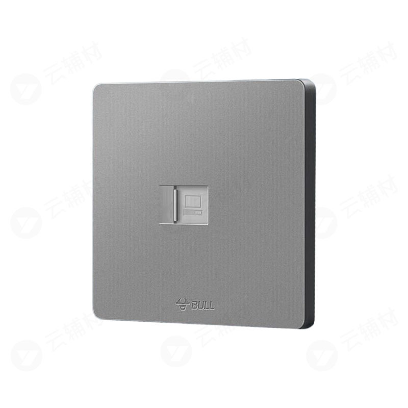 公牛 G12灰 一位电脑插座T102