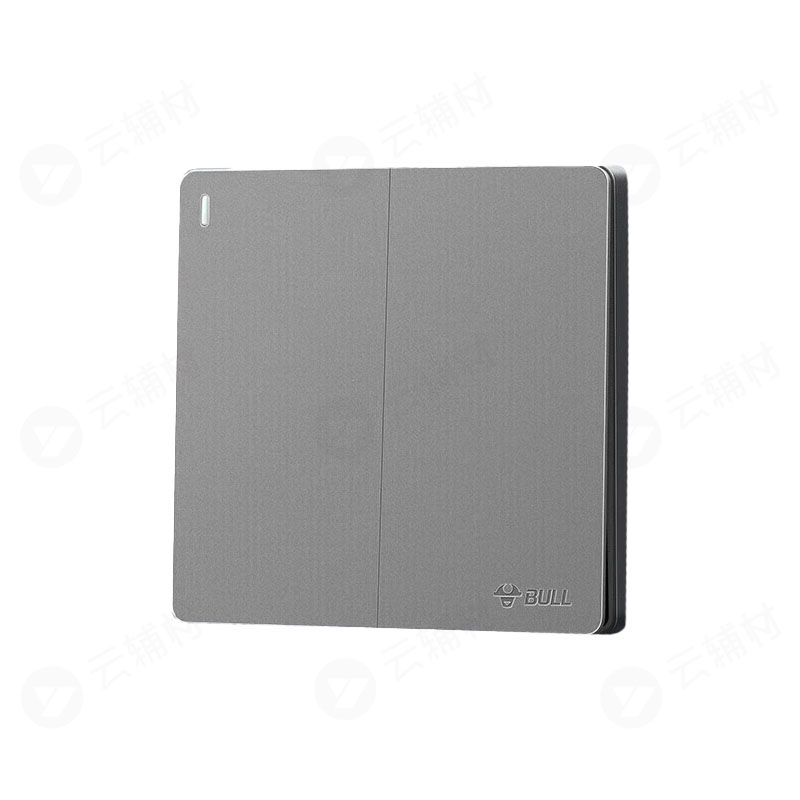 公牛 G12灰 二开单16A/K211