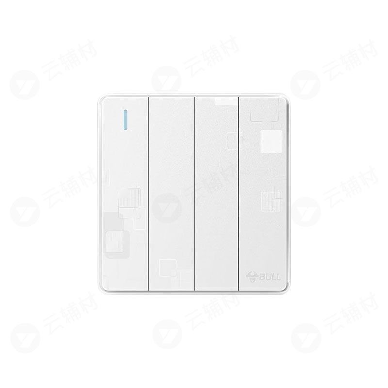 公牛 G18白 四开双 K412C（16A）