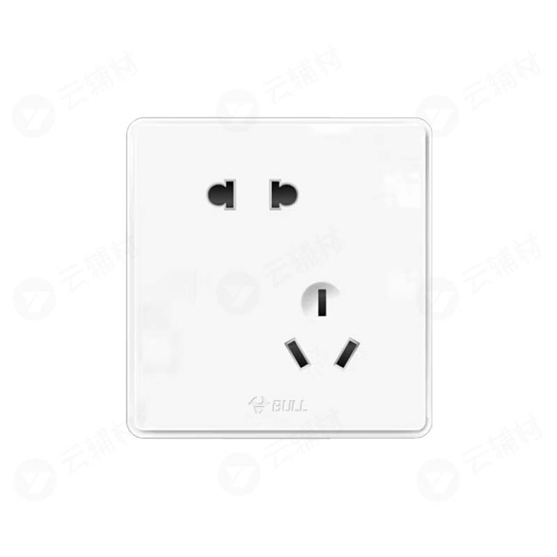 公牛 G18白 斜五孔 Z223A