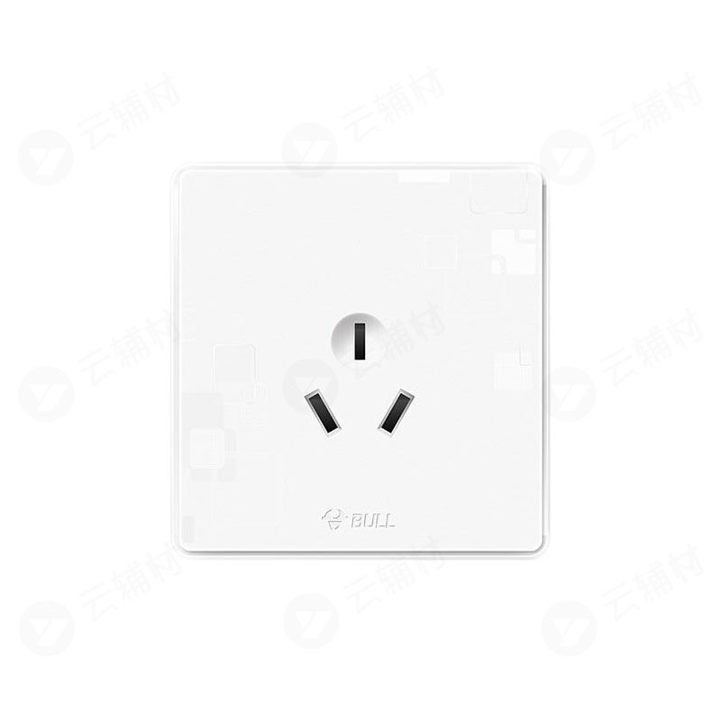 公牛 G18白 三孔16A Z104