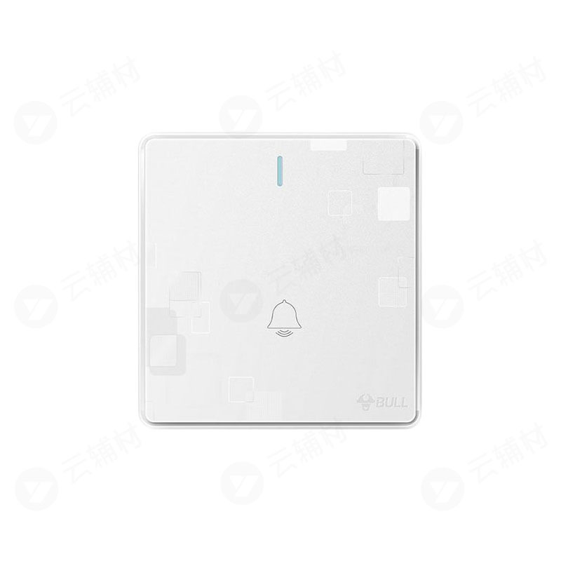 公牛 G18白 一位门铃开关 K115