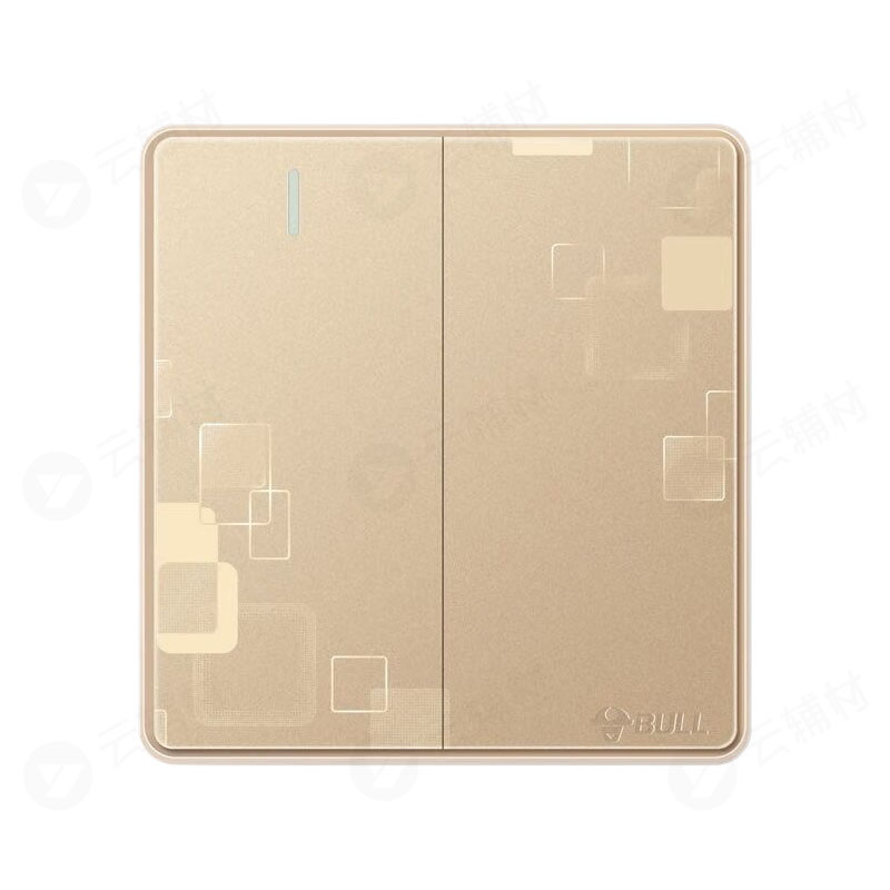 公牛 G18玫瑰金 二开双 K212C（16A）