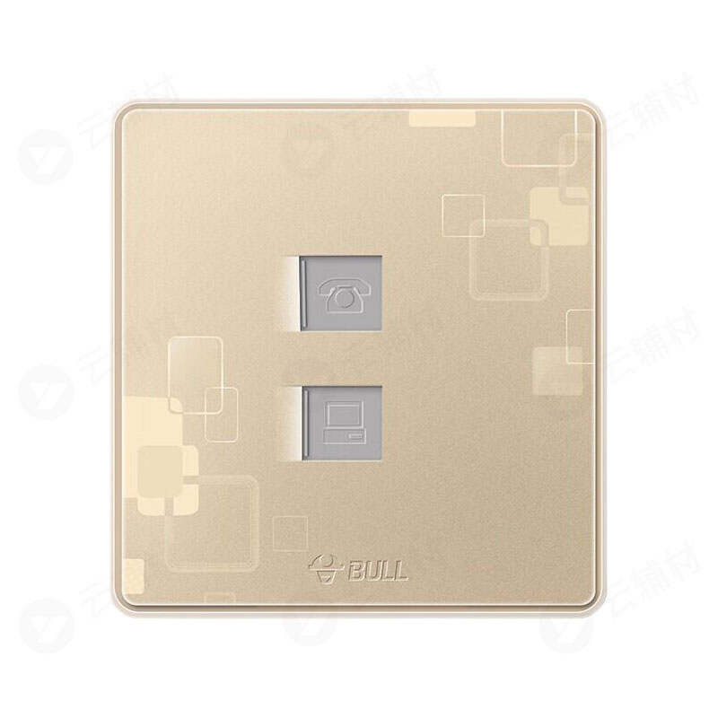 公牛 G18玫瑰金 电话电脑 T212