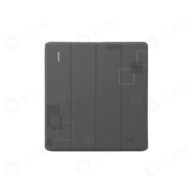 公牛 G18钛金灰 四开双K412C