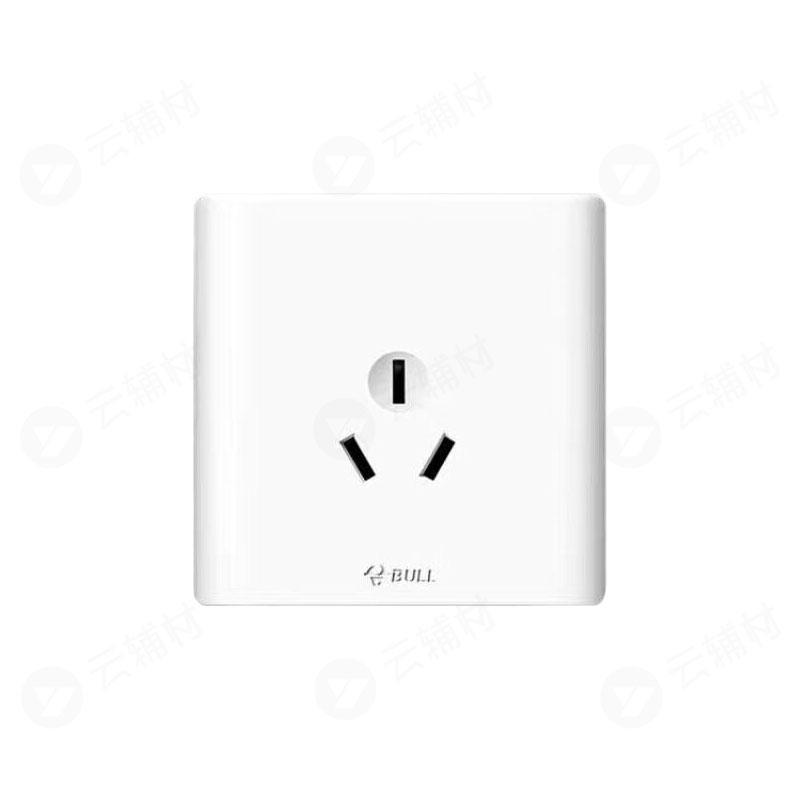 公牛 G25白 三孔  Z104（16A）