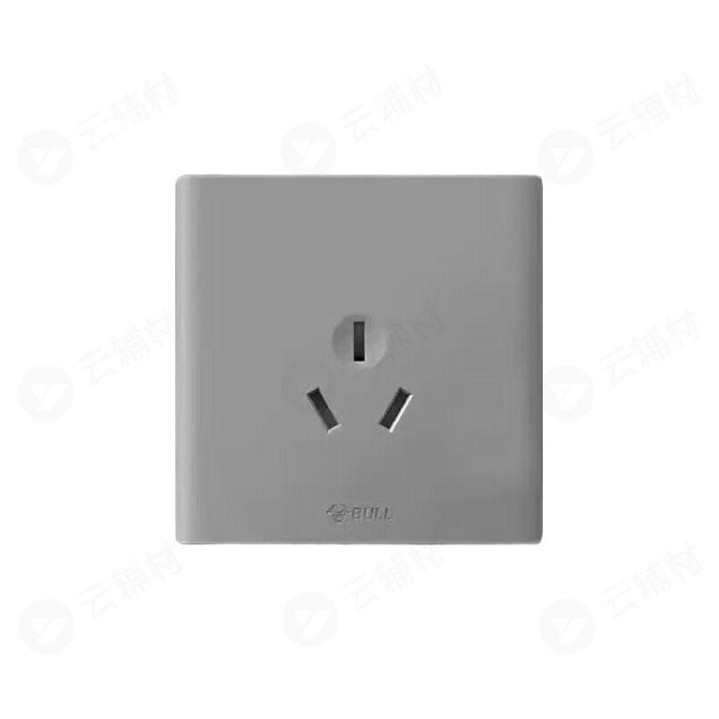 公牛 G25星空灰 三孔  Z104（16A）