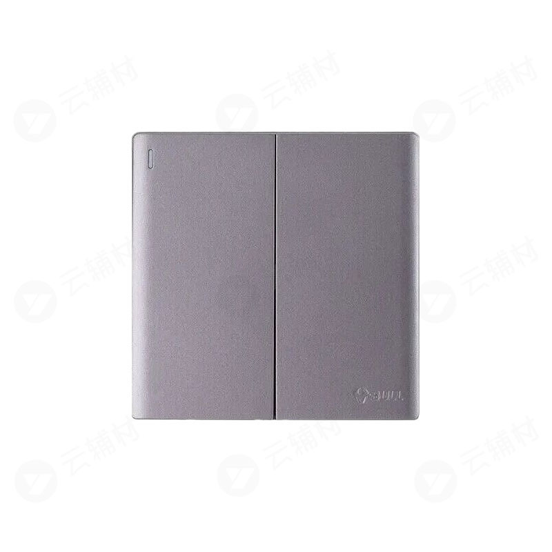 公牛 G25星空灰 二开多控K214  16A