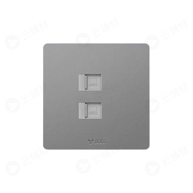 公牛 G25星空灰 二位电脑(六类)T222B