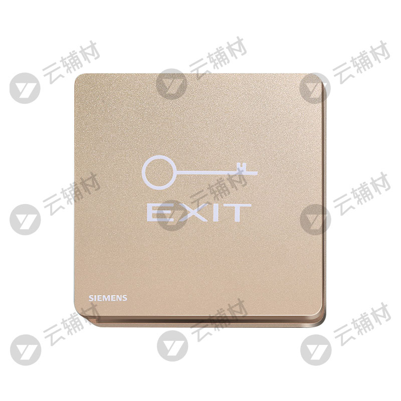 西门子睿致玫瑰金出门开关