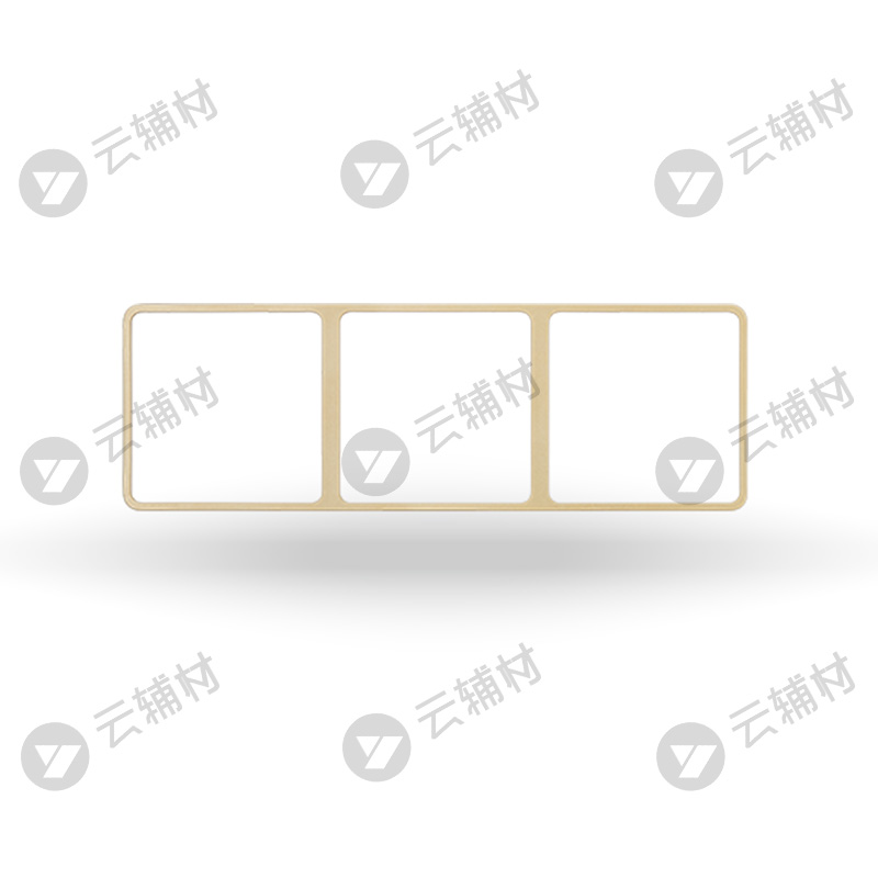 西门子睿绎星辉银三联边框