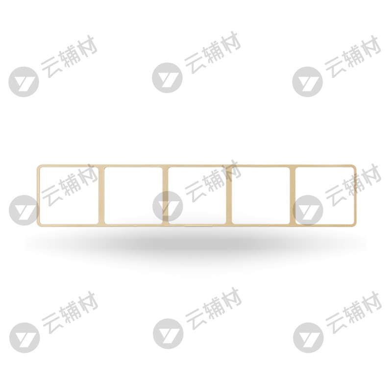 西门子睿绎星辉银五联边框