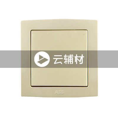 AL105-PG 一位双控开关（珍珠金）