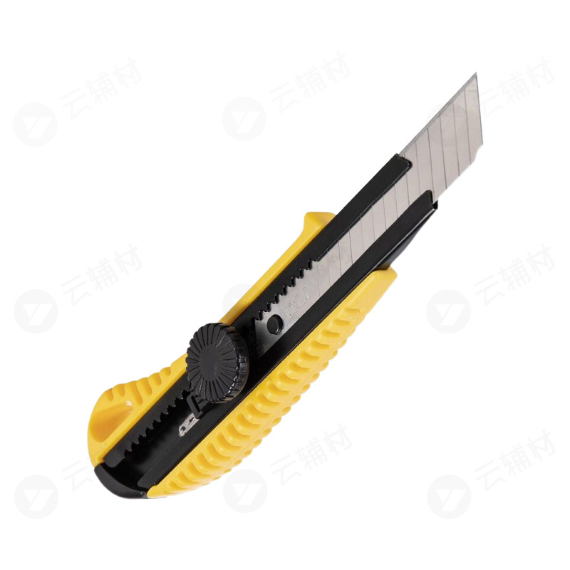 得力美工刀DL003A18mm旋紧 SK5 塑柄