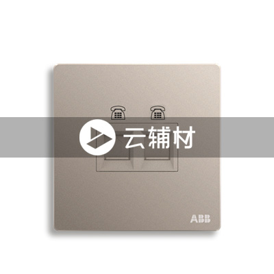 AF322-PG二位电话插座RJ11