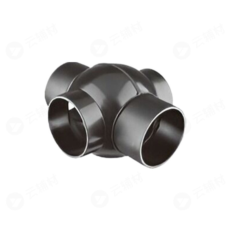 联塑HDPE管件 180多出口球通（四通）DN75x63