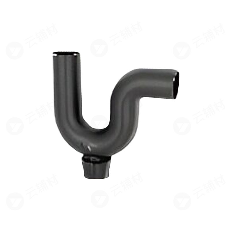 联塑HDPE管件 吹塑带检查口P型存水弯DN50