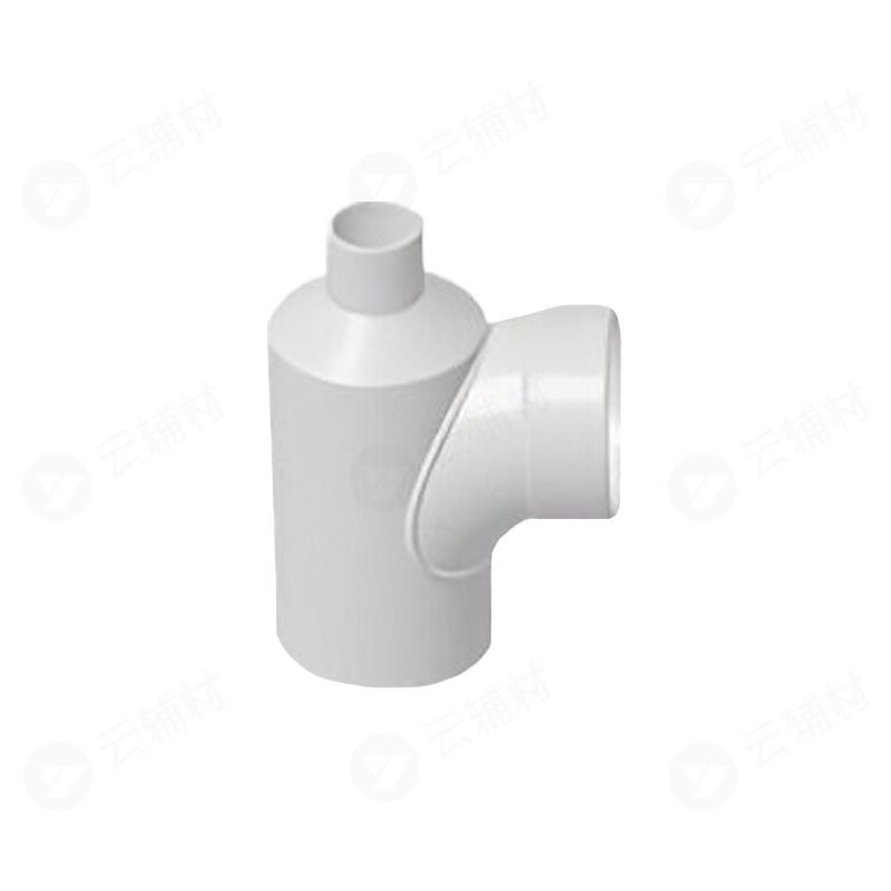 联塑HDPE管件 瓶口顺水三通DN110x75x75