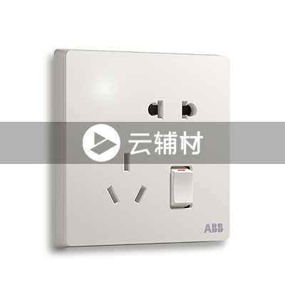 AF226二位中标带开关带灯二三极插座10A