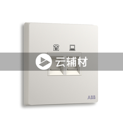 AF323二位电话RJ11/超5类电脑插座RJ45