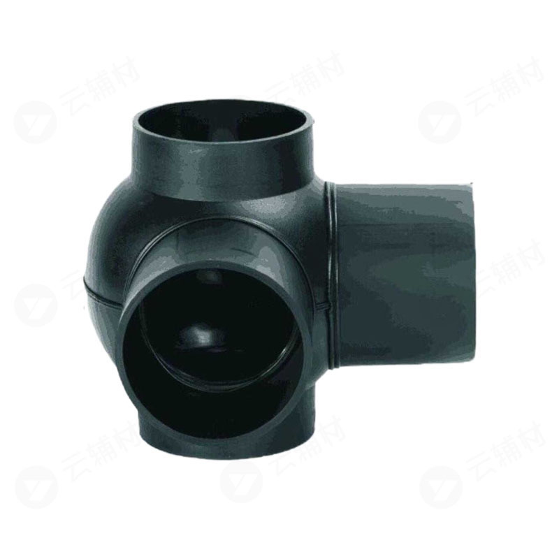 金牛HDPE排水用管件 侧向91.5°/90°球型二通
dn110/110（12个/箱)