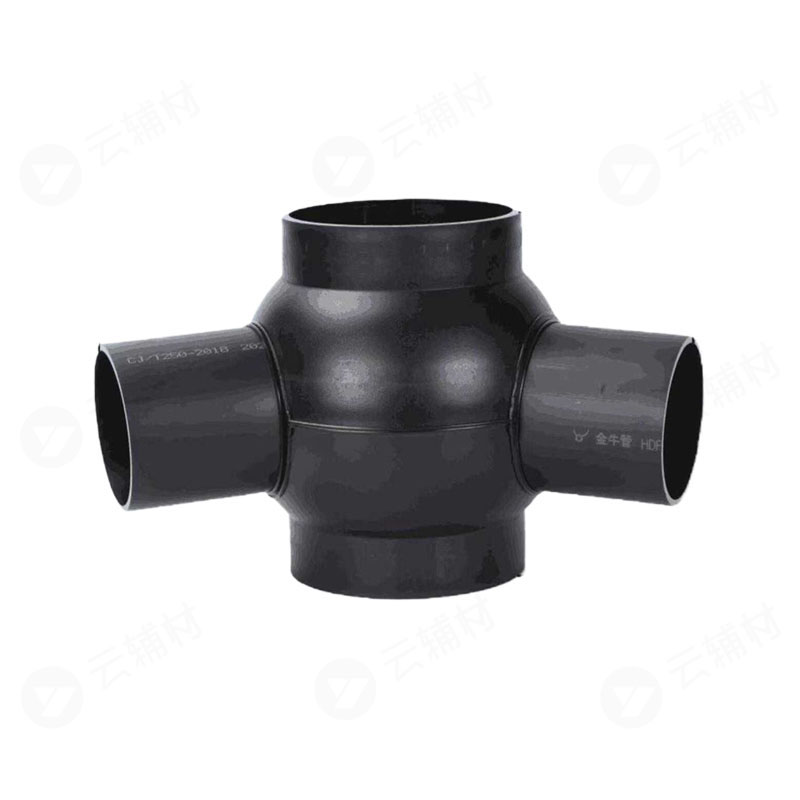 金牛HDPE排水用管件 侧向91.5°/135°
球型三通dn110/110（12个/箱)