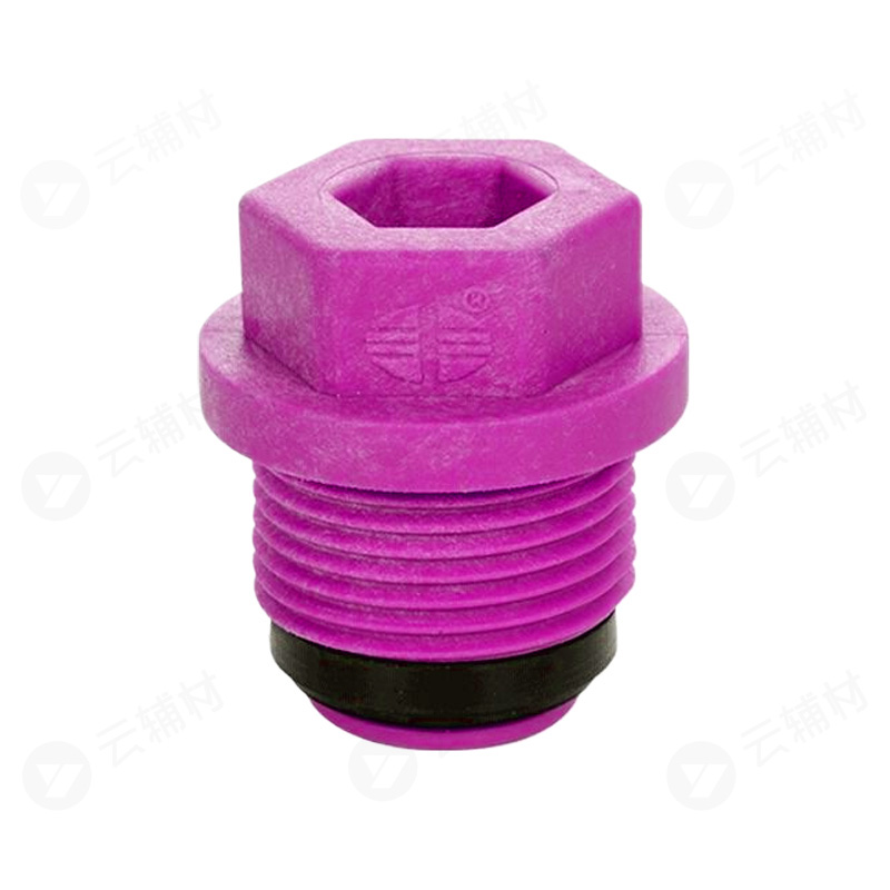 日丰紫色PPR管件 堵头20