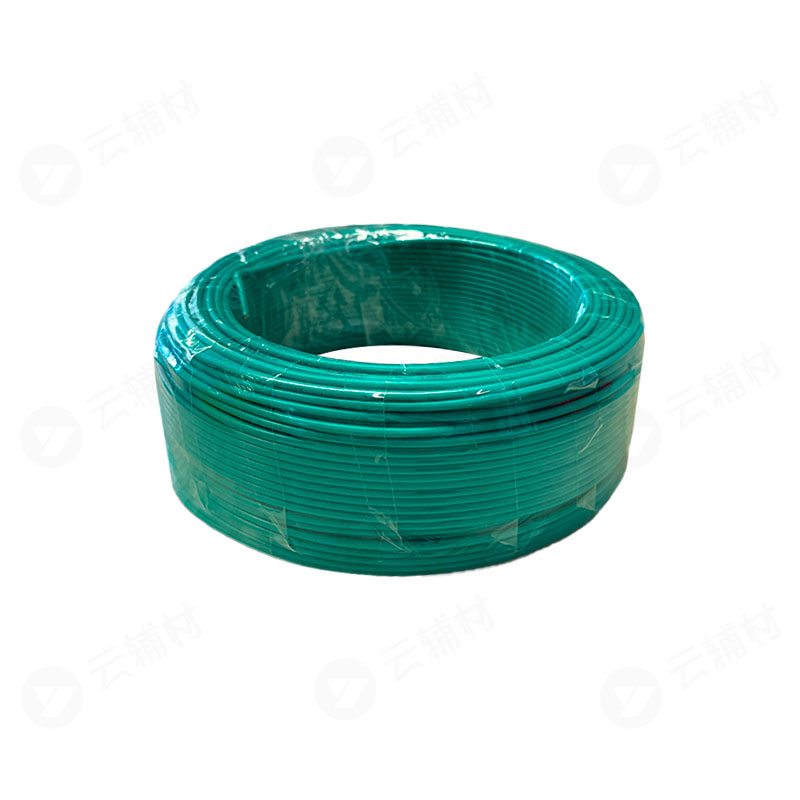 武汉二厂JZBV6.0^双层阻燃电线 绿色 100米（整卷出不剪）