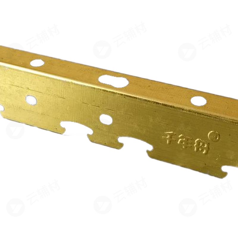 千年舟国标吊顶龙骨卡式龙骨38*20*0.8-38卡主 (黄金)