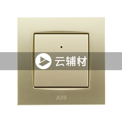 AU17653-PGPG 一位单控带灯开关10AX